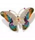 XSB111 - Colorful Butterfly Saree Brooch